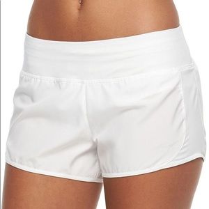 White Nike Running Shorts